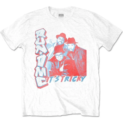 Afbeelding van Run DMC It&#039;s Tricky Heren T shirt L Wit