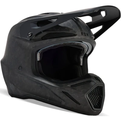 Afbeelding van FOX V3 RS Carbon Solid MIPS Motorcross helm, zwart, afmeting S voor man