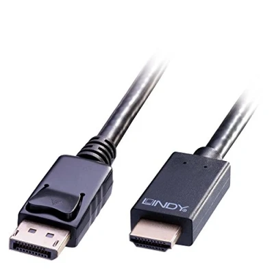 Afbeelding van LINDY 36920 DisplayPort kabel / HDMI Adapterkabel stekker, A stekker 0.50 m Zwart