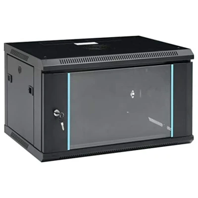 Afbeelding van vidaXL Netwerkkast voor aan de muur 6U 19&quot;&quot; IP20 600x450x375 mm