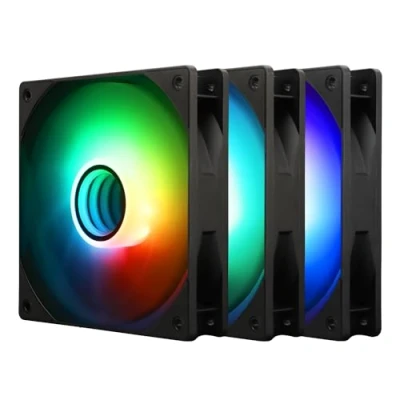 Afbeelding van Thermalright TL C12B S V3 120 mm ARGB CPU ventilator, met 1500 tpm snelheid, computerbehuizingsventilator, stille 4 polige PWM pc spiegellichteffect (3 ventilatoren)