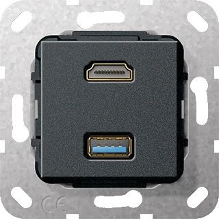 Afbeelding van Gira aansluit hdmi usb b zmt communicatie 567810