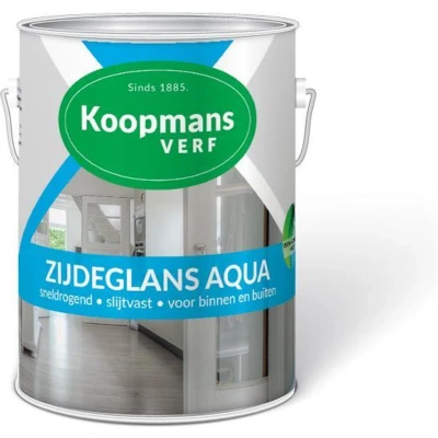 Afbeelding van Koopmans Zijdeglans Aqua Ready Mixed 0,75 ltr 373 wit Huis &amp; Interieur