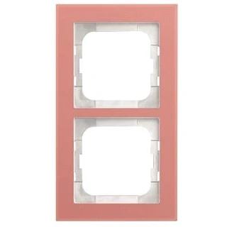 Afbeelding van Abb busch jaeger afdekraam axcent 2v ax glas zwart 2cka001754a4766