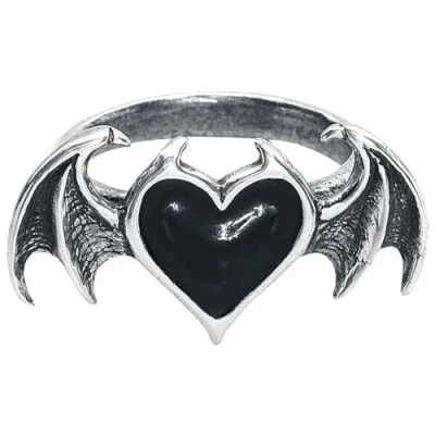 Afbeelding van Alchemy Blacksoul Ring Zilverkleurig