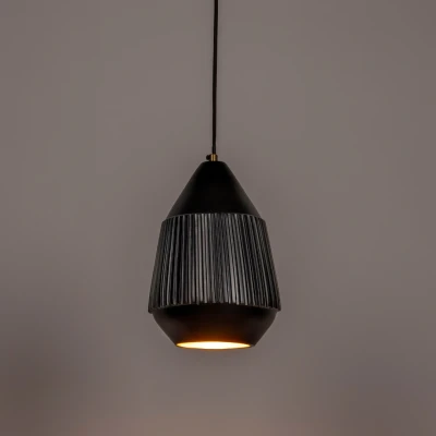 Afbeelding van Maison Bobby Hanglamp Aysa Tall Zwart