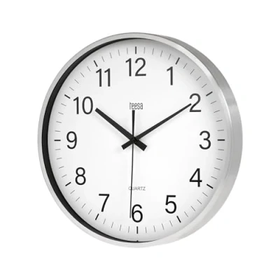 Afbeelding van Teesa TSA0036 Wandklok 30 cm zilver
