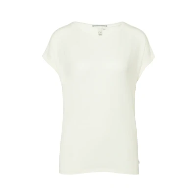 Afbeelding van QS Tshirt basic, Dames, Maat: XS, Creme