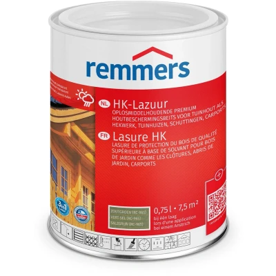 Afbeelding van remmers hk lazuur zoutgroen 0.75 ltr