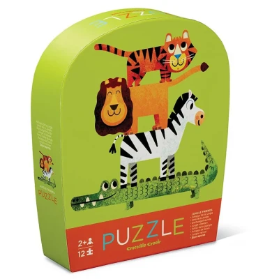Afbeelding van Crocodile Creek Puzzels Puzzel Jungle Friends 12 stukjes