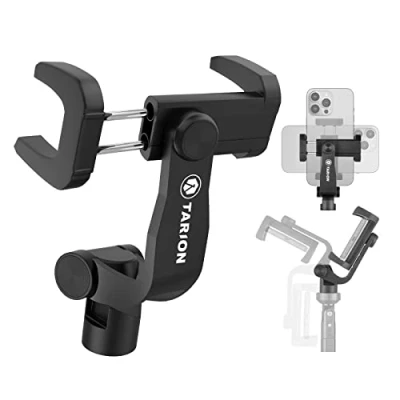 Afbeelding van TARION Smartphone Statief Mount Mobiele Telefoon Houder 360 Draaibare Klem Adapter voor Camera Beugel Selfie Stick Monopod Verstelbare Clip