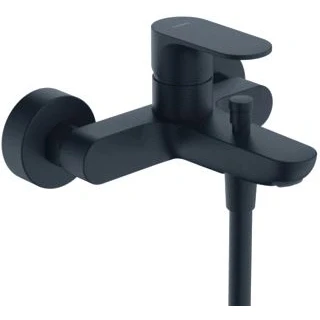 Afbeelding van Hansgrohe rebris s eengreeps opbouw badmengkraan met 2 doorstroomhoeveelheden mat zwart 72443670