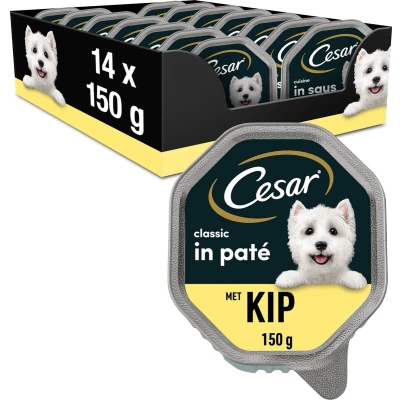 Afbeelding van Cesar Alu Classic Pate Met Kip 150 GR (14 stuks)