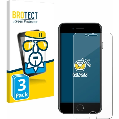 Afbeelding van BROTECT Glas Screenprotector voor Apple iPhone 7 / 8 Gehard Beschermglas 9H (3 Stuks)