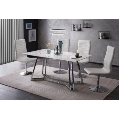 Afbeelding van SalesFever Eettafel in marmerlook