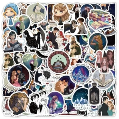 Afbeelding van CWPFVQA Graffiti stickers met 100 tekens, waterdichte stickers, decoratieve retrostickers, kunnen worden gebruikt voor het decoreren van notebooks, computers, skateboards en koffers