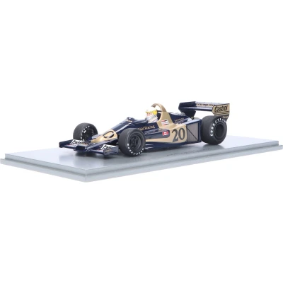 Afbeelding van Wolf WR1 Spark Modelauto 1:18 1977 Jody Scheckter Walter Racing 18S372 Monaco GP Schaalmodel