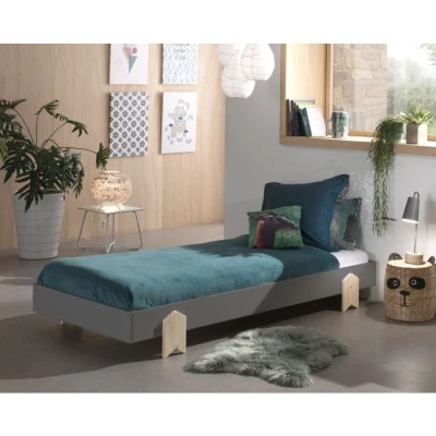 Afbeelding van Vipack Modulo Arrow 1 persoonsbed grijs