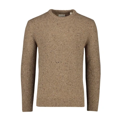 Afbeelding van GANT NEPS Cneck Trui, Heren, Maat: XL, Lt brown melange