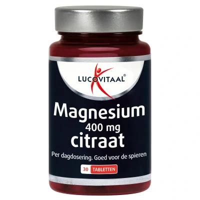 Afbeelding van 2+2 gratis: 4x Lucovitaal Magnesium Citraat 400mg 30 tabletten