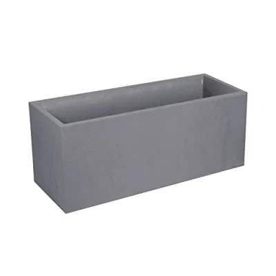 Afbeelding van Bloempot EDA Grijs Plastic Rechthoekig 99,5 x 39 43 cm