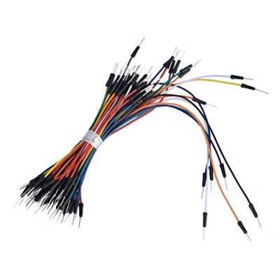 Afbeelding van 65 stks Breadboard Protoboard Jumper Draden Soldeerloze Flexibele Man Kabel Kit voor Arduin