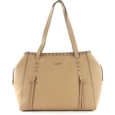 Afbeelding van LIU JO Handtas Schoudertas Estrosa Satchel Cappuccino Beige