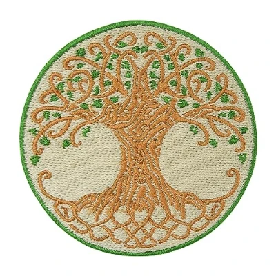Afbeelding van patch om op te strijken, bruine levensboom, plantenpatches, applicatie, natuurlijke patches, bos Finally Home