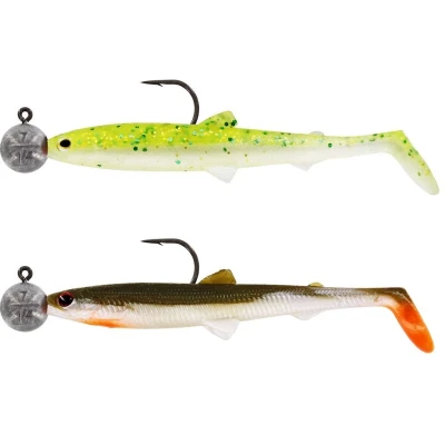 Afbeelding van Westin Bullteez 9.5cm R n 7g Haak 4/0 (2 pcs) Kleur : Dark Water Mix 5