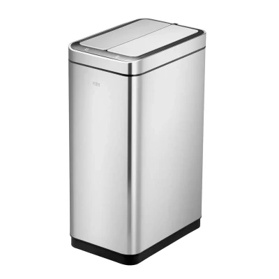 Afbeelding van Afvalbak EKO Deluxe Phantom Sensor 30L Zilver