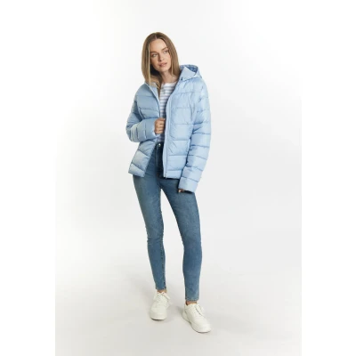 Afbeelding van Icebound Wattierte Urban Winterjas, Dames, Maat: 38, Eisblau