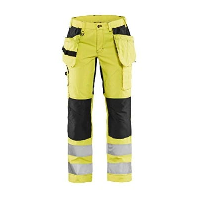 Afbeelding van Blaklader Dames werkbroek High Vis met stretch 7163 1811 Geel/Zwart D20