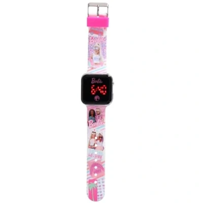 Afbeelding van Barbie Led Horloge Roze