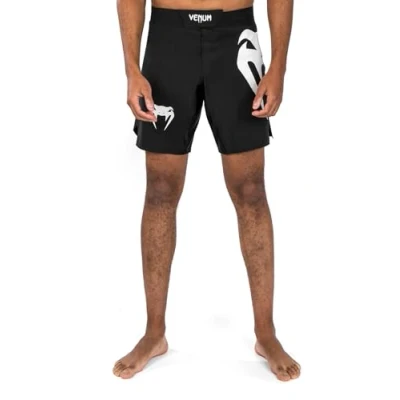 Afbeelding van Venum Light 5.0 Fightshort Korte broeken, Heren, Maat: Small, Black/white