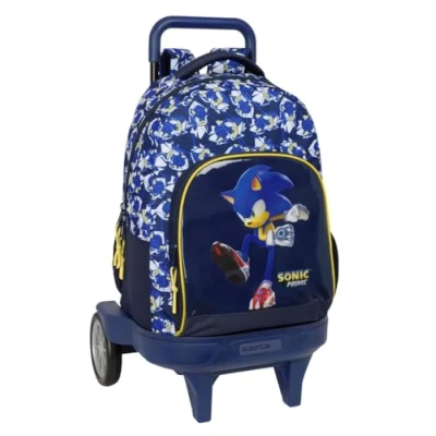 Afbeelding van Schoolrugzak met Wielen Safta City Blauw 33 x 45 22 cm