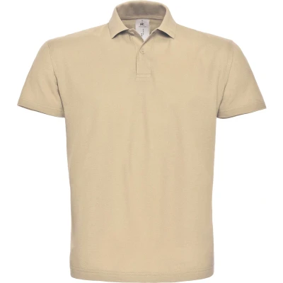 Afbeelding van Unisex Polo ID.001 Zandkleurig merk B&amp;C maat L