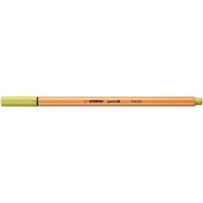 Afbeelding van STABILO point 88 fineliner, mosterdgeel fineliner