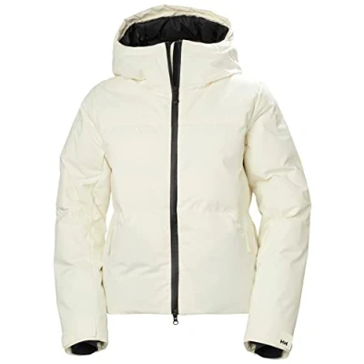 Afbeelding van Helly Hansen Women Nora Short Puffy Jacket Snow Maat L