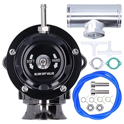 Afbeelding van Blow Off Valve, Aluminium Billet Turbo Valve 2,5 Inch Flens Pijptype‑RS Universeel SDD‑BOVGRSBL FPG250(zwart)