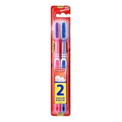Afbeelding van Colgate Tandenborstel Double Action 2 Stuks