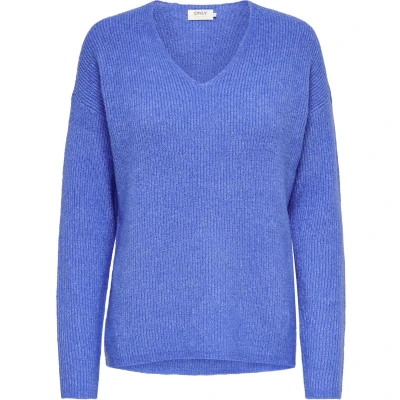 Afbeelding van Only Onlcamilla V Neck L/s Pullover Ultrmarine BLAUW XS