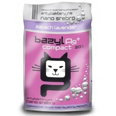 Afbeelding van BAZYL Ag+ Super Premium Compact Lavender bentoniet strooisel 20 l