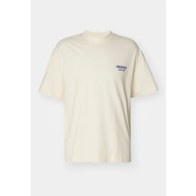Afbeelding van Jack &amp; Jones Jorsantorini BACK SS CREW NECK Tshirt print, Heren, Maat: Small, Buttercream