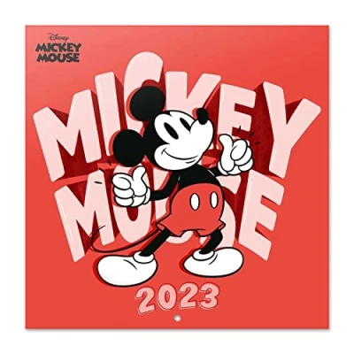 Afbeelding van Grupo Erik CP23007 Kalender 2023 Disney Mickey Broschürenkalender 30x30 cm Fsc gecertificeerde Wandkalender 12 Maanden + poster