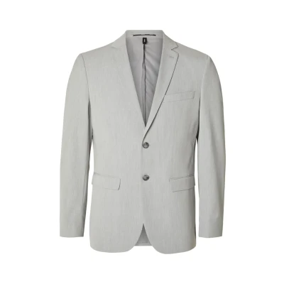 Afbeelding van SELETED HOMME Men&#039;s SLHSLIM Liam BLZ Flex B NOOS Blazer, Light Grey Melange, 58, lichtgrijs gem., 58