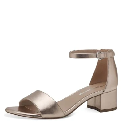 Afbeelding van Tamaris Sandalen, Dames, Maat: 36, Rose gold Kunststof