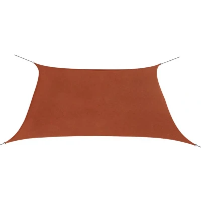 Afbeelding van Zonnescherm vierkant 3,6x3,6 m oxford stof terracottakleur