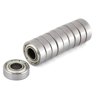 Afbeelding van Candeon 10 stuks 698ZZ kogellagers (8x19x6mm) diepe groeflagers van hittebestendig staal, duurzaam