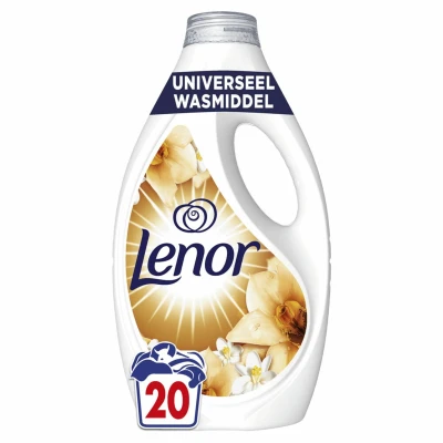 Afbeelding van Lenor Vloeibaar Wasmiddel Amber&amp;Orchidee 20 Wasbeurten 900 ml