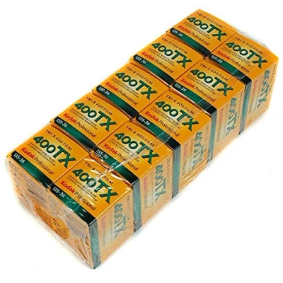 Afbeelding van 10 X Kodak Rollen van TX 135 36 Tri Pan Zwart Wit Print (ISO 400)